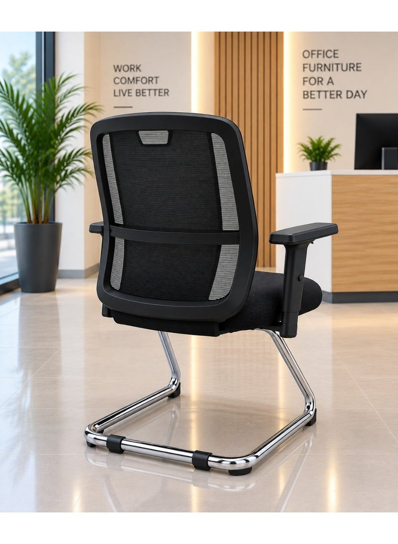 Rama Office Furniture RAMA® 801B Reception & Waiting Chair – Modern Office Guest Chair. - Image 3