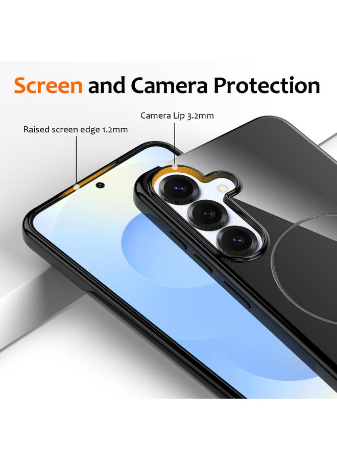 اس-توب جراب لهاتف Samsung Galaxy S25+ 5G مصنوع من مادة TPU اللامعة المقاومة للصدمات مع حبل تثبيت - Image 3