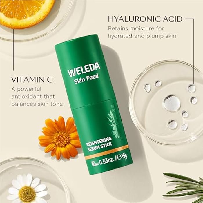 Weleda Skin Food Brightening Serum Stick with Vitamin C and Hyaluronic Acid - Image 4
