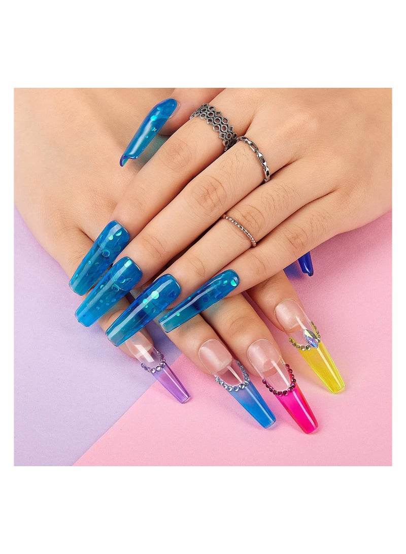 Lechat Jelly Gel Polish 15ml Translucent Gel Nail Polish Soak Off UV LED Gel Polish French Nail Gel for DIY Manicure Home Salon Nail Art TGP05 - Image 5