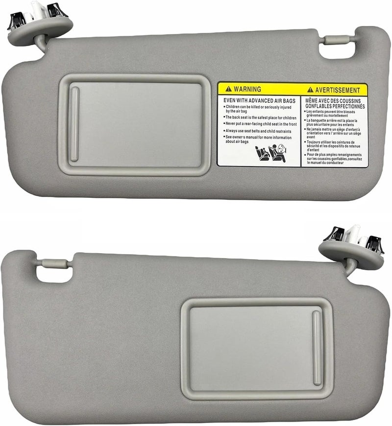 QASULER Sun Visors with Light for Toyota RAV4 2006-2013 - Image 1