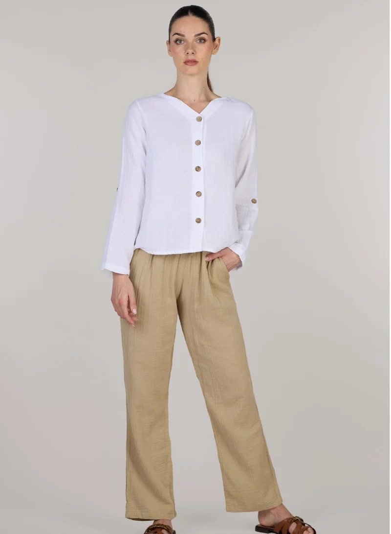 Just Nature Relaxed Straight-leg Trousers