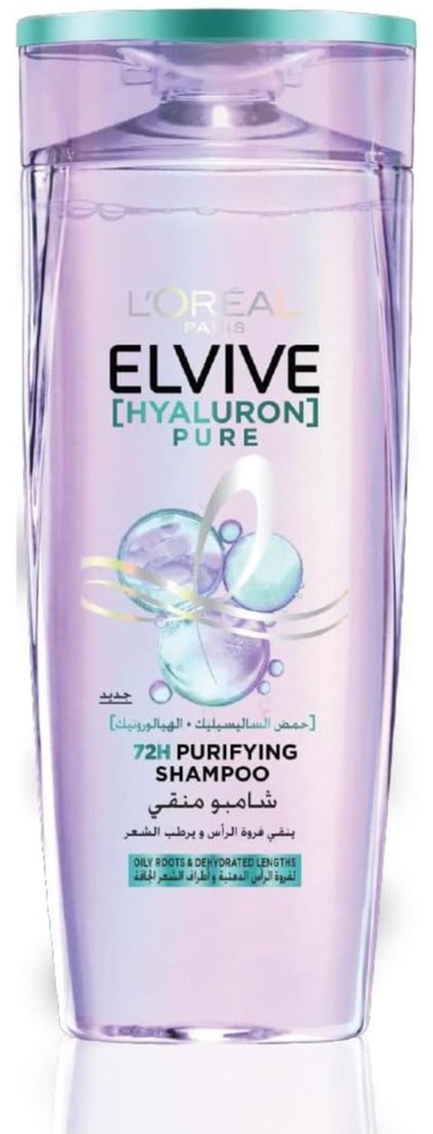 Elvive Hyaluron Pure Purifying Shampoo for Oily Hair 200ML