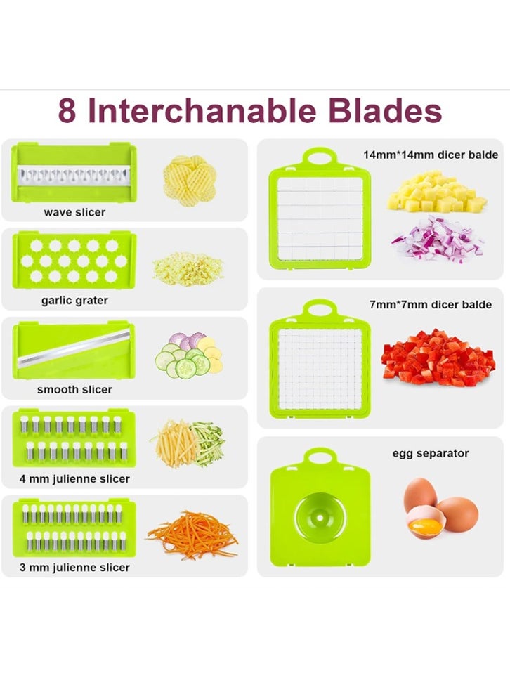 Beauenty Kitchen multifunctional vegetable cutting tool，Multifunctional 13-in-1 Food Cutter  - Image 3
