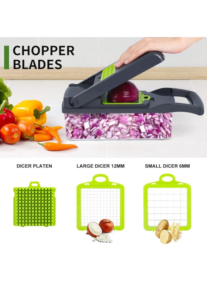 Beauenty Kitchen multifunctional vegetable cutting tool，Multifunctional 13-in-1 Food Cutter  - Image 4