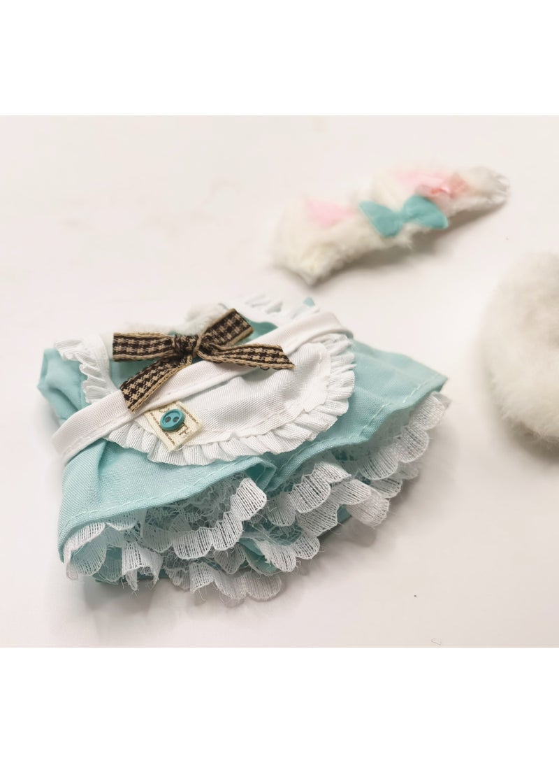 linkship Labubu Doll Clothes, Interchangeable Outfit Set for 17cm Hanging Plush, Stylish & Durable Apparel for 1st/2nd/3rd Gen Collection - Image 3