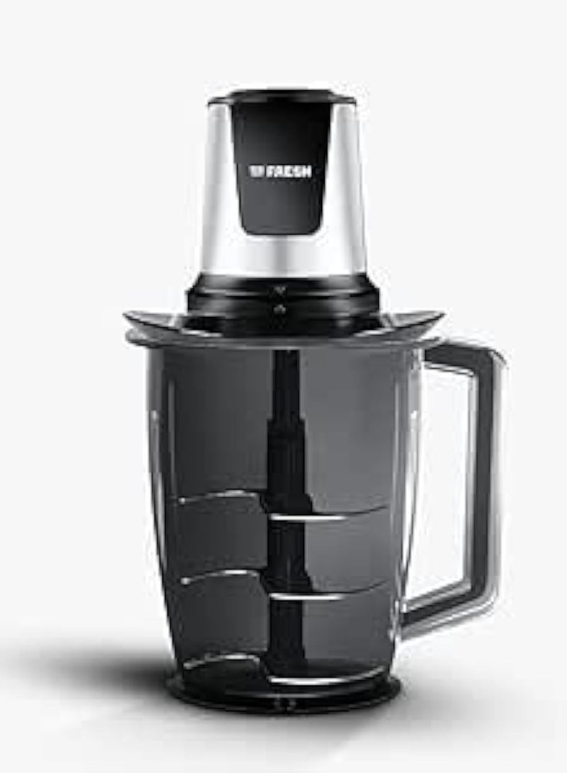 Fresh 3-knife chopper, 2 liters, 700 watts, model CH-700, black - Image 1