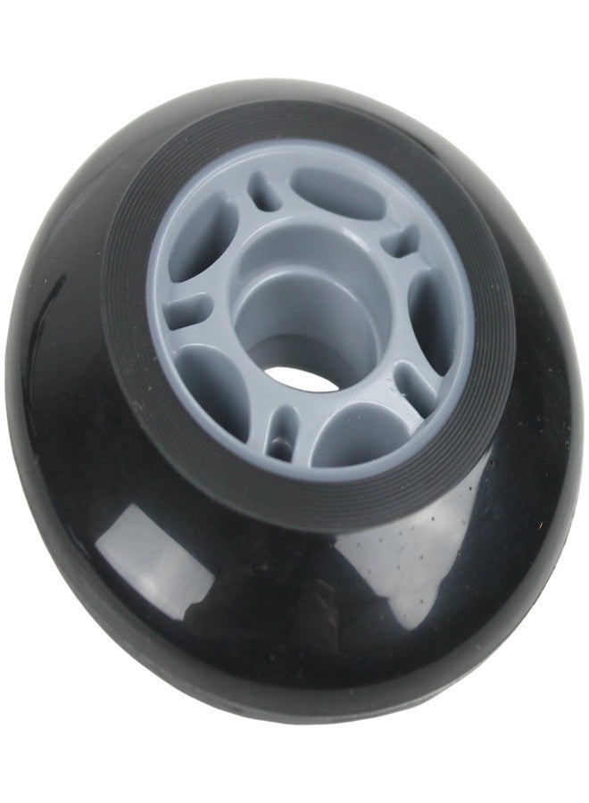Player's Choice Inline Skate Wheels 76mm 82A Black Outdoor Roller Hockey 8 Pack -ABEC 9 Bearings - Image 3