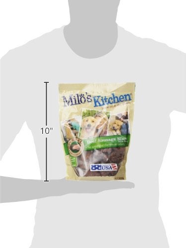 Milo's Kitchen Beef Sausage Slices With Rice Dog Treats, 18 Ounce - Image 3
