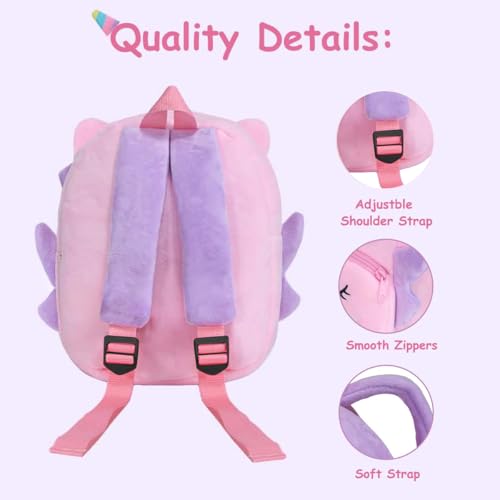 Frantic Kids School Bag for Boys & Girls | Ergonomic, Lightweight & Perfect for Books, Lunchbox & Bottles (Pink_Magic_Unicorn_2026_B) - Image 5