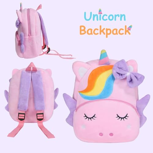 Frantic Kids School Bag for Boys & Girls | Ergonomic, Lightweight & Perfect for Books, Lunchbox & Bottles (Pink_Magic_Unicorn_2026_B) - Image 3