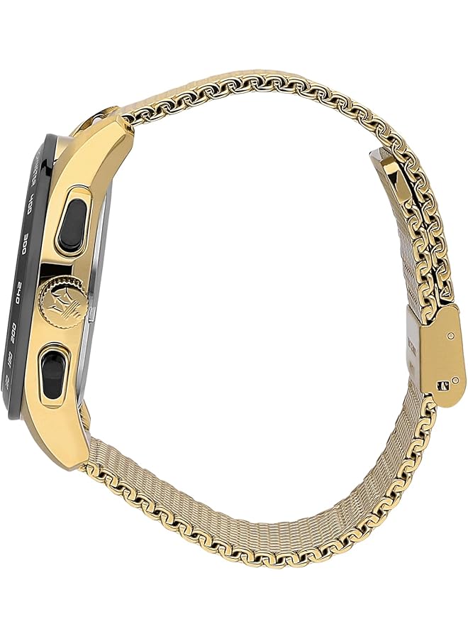 Maserati Men R8873612010 Traguardo Analog Display Quartz Gold Watch Blue Modern - Image 2