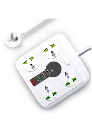 Power Strip Surge Protector with USB Extension Cord Flat Plug with Widely 4 AC Outlet and 3 USB 1 PD LED Small Desktop Station with 6 feet Power Cord Compact Socket for Travel Home and Office. - pzsku/ZDCAD4C6AC9AEA79FFB1AZ/45/_/1663052158/81992aa0-306e-46bd-b0e1-296d5fb06ee5