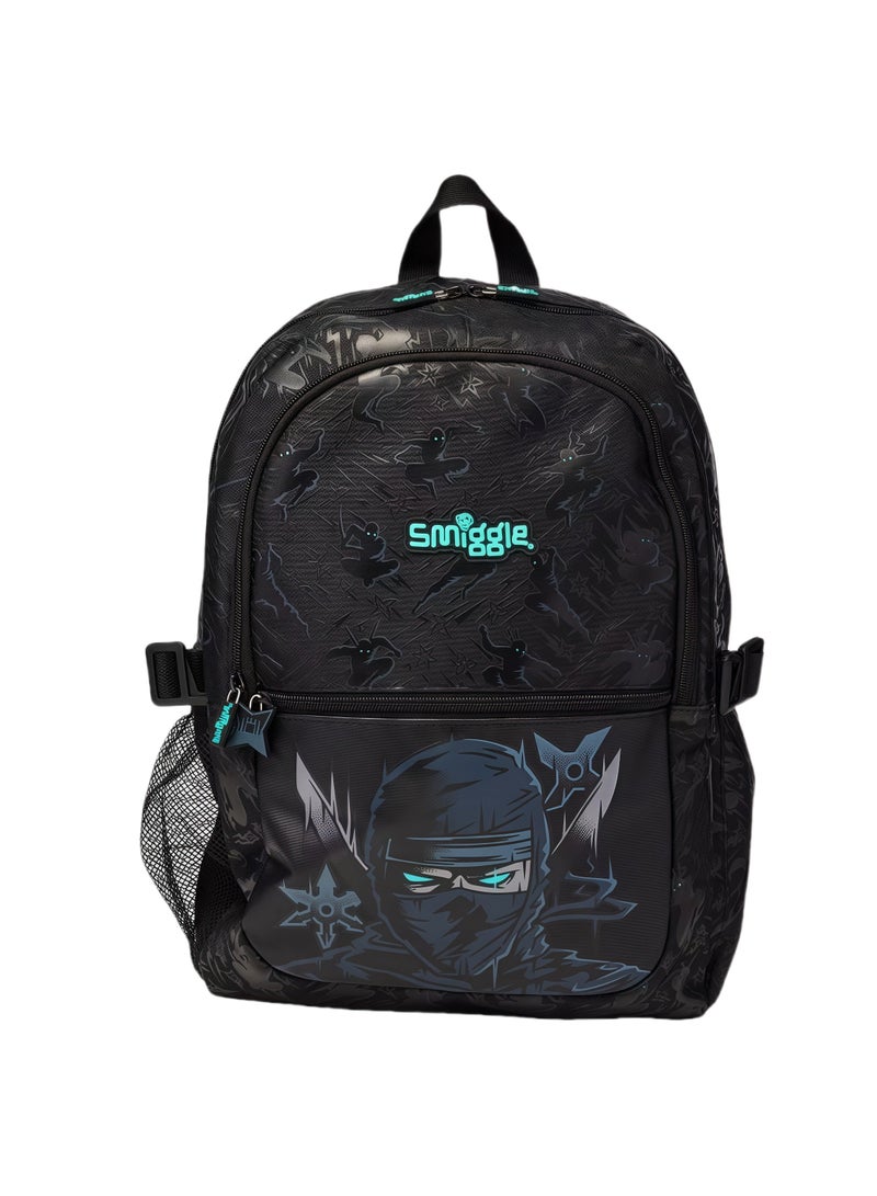 Smiggle Cartoon Printed Boys and Girls Backpack Primary and Secondary School Students Backpack Outdoor Leisure Backpack 42*30cm