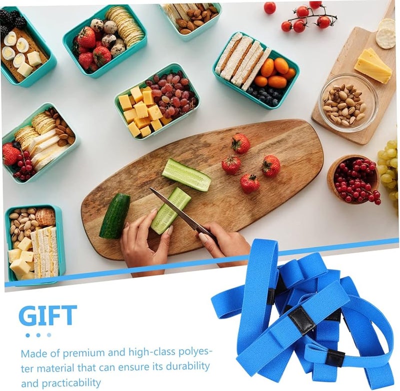 40 Pcs Elastic Straps for Lunch Container Fixing High Elasticity Bands for Meal Prep and Outdoor Use - Image 5