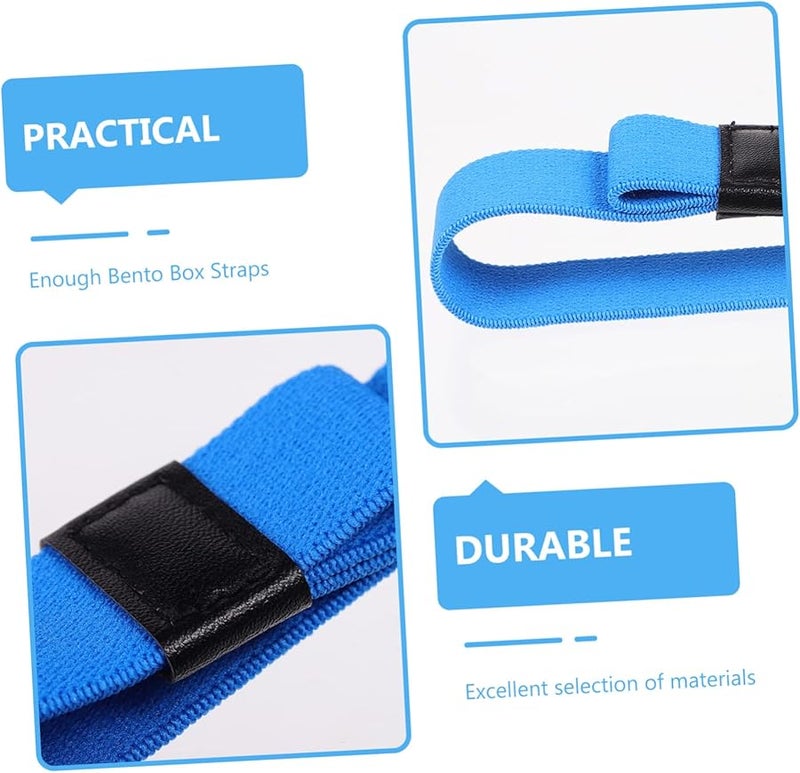40 Pcs Elastic Straps for Lunch Container Fixing High Elasticity Bands for Meal Prep and Outdoor Use - Image 4