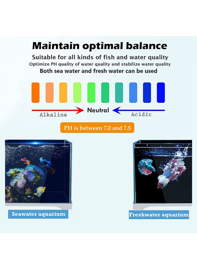 Neostyle 12in1 Aquarium Filter Media,420g Fish Tank Medium Aquarium Accessories Clear Water with Filter Net Bag for Fish and Turtle Tank  - Image 4