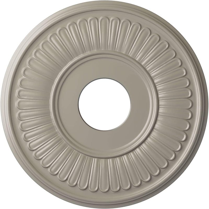 Ekena Millwork Berkshire Ceiling Medallion, Pearl White - Image 1
