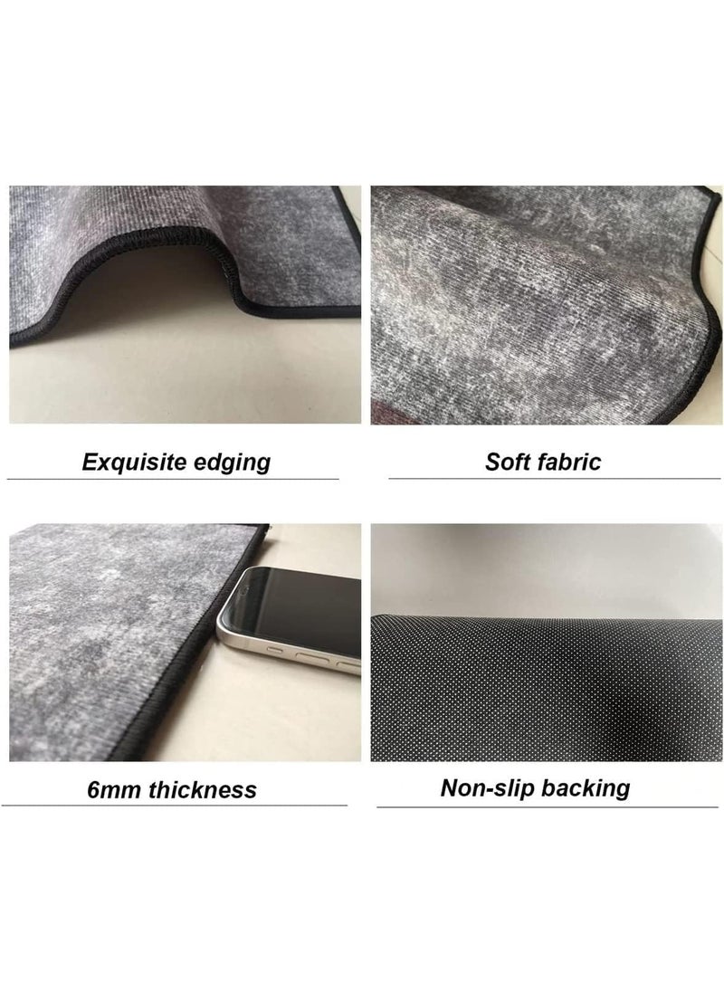 Jumix Jumix 2Piece Kitchen Runner Rug Set Cushioned AntiFatigue Mats for Kitchen Laundry and Office Ergonomic Comfort Foam Waterproof NonSlip Black Gold Marble Design M6  - Image 5