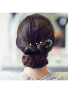 minkissy minkissy French Hair Fork for Buns U Shaped Plastic Hair Pin For Thin Thick Hair Vintage Updo Hair Accessories For Women Girls 3Pcs  - Image 4