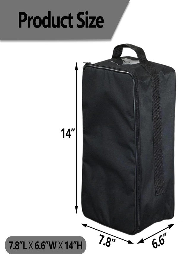 BEMAXYE Microscope Carrying Case with Front Pockets 7.8" L x 6.6" W x 14" H - Universal, Foldable, Waterproof & Lightweight - Image 2