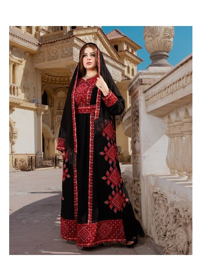 برايدس جلابية الجوهرة الملكيه الفخمه A-324 - Image 3