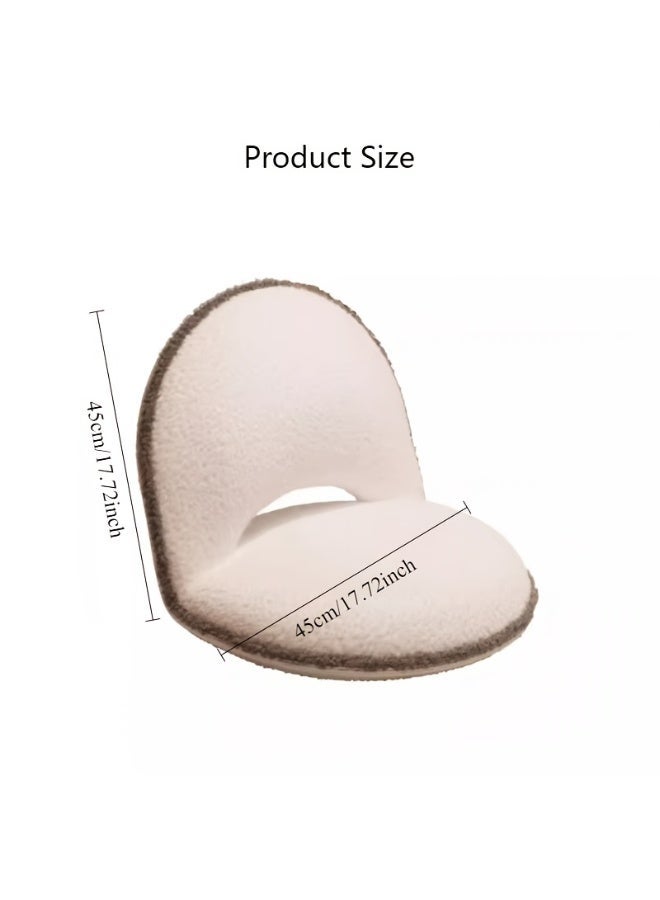 This comfortable, adjustable, foldable, multi-angle upholstered floor chair is perfect for adults and children playing video games, reading, and watching movies. - Image 3