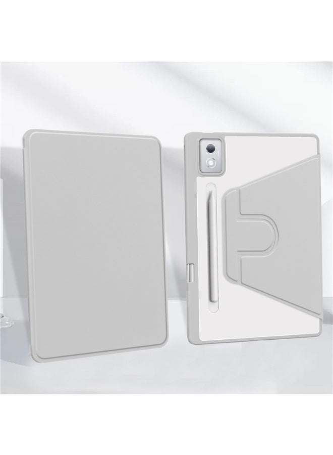 عام غطاء جلدي PU للينوفو شياوكسين تاب برو مع فتحة قلم/حامل دوار/مقاوم للخدوش، غطاء من PU الجلدي والأكريليك للينوفو شياوكسين تاب برو (2025) مقاس 12.7 بوصة. - Image 3