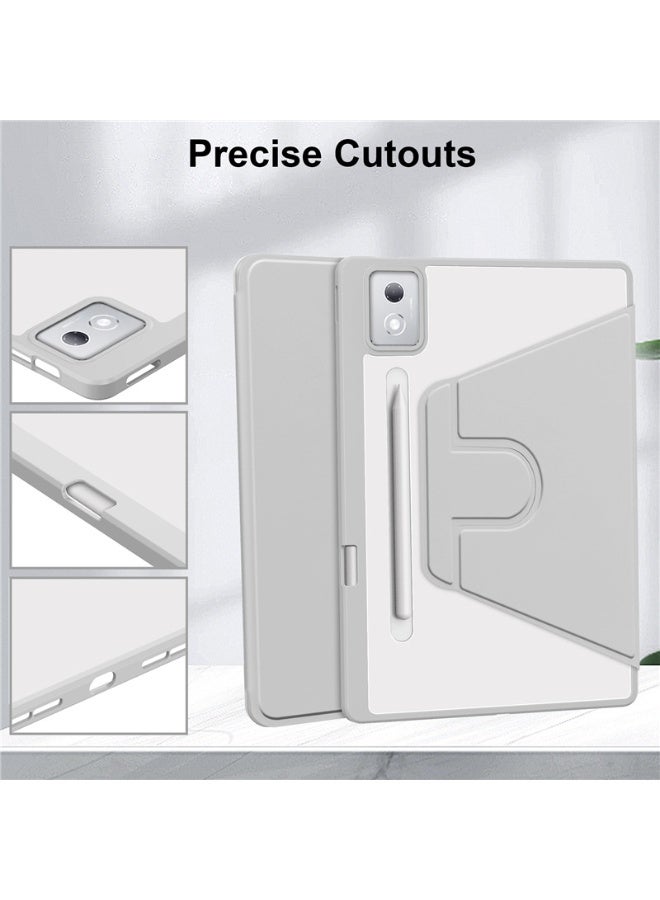 عام غطاء جلدي PU للينوفو شياوكسين تاب برو مع فتحة قلم/حامل دوار/مقاوم للخدوش، غطاء من PU الجلدي والأكريليك للينوفو شياوكسين تاب برو (2025) مقاس 12.7 بوصة. - Image 2