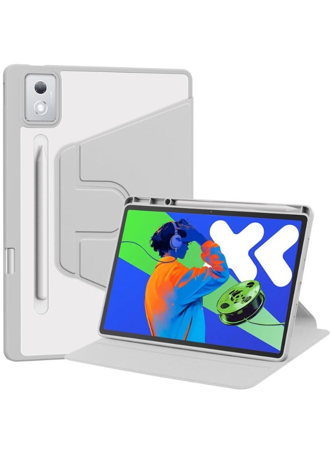 عام غطاء جلدي PU للينوفو شياوكسين تاب برو مع فتحة قلم/حامل دوار/مقاوم للخدوش، غطاء من PU الجلدي والأكريليك للينوفو شياوكسين تاب برو (2025) مقاس 12.7 بوصة. - Image 1