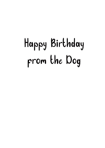 Glory To Dog I Got You a Birthday Cake and It Was Delicious Happy Birthday from The Dog Birthday Card with Greeting Card Mailing Envelope - Image 5