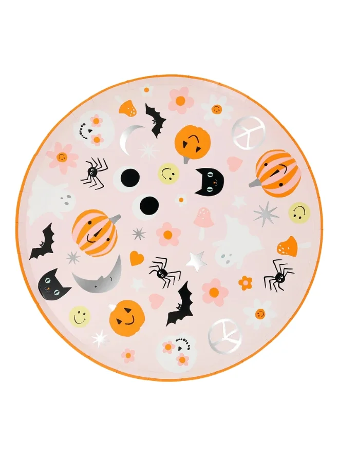 Meri Meri Groovy Halloween Icon Dinner Plates