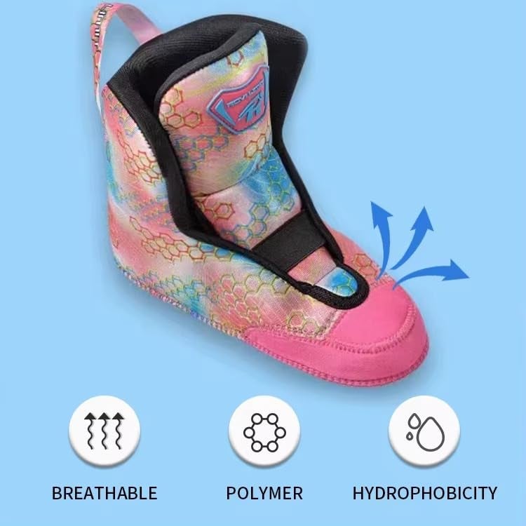 Derovan Kids Adjustable Inline Skates – Colorful Flash Wheels, 4‑Size Grow‑With‑Me Fit, ABEC‑7 Bearings, Breathable Frame, Secure Closure & Built‑In Brake – Beginner Friendly - Image 4