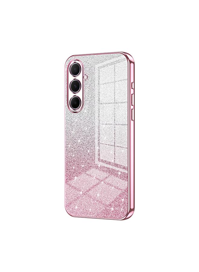 S-TOP Case For Samsung Galaxy A56 Gradient Glitter Powder Electroplated Phone Case - Image 1
