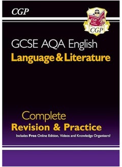 Gcse English Language & Literature Aqa Complete Revision & Practice Inc. Online Edn & Videos By CGP Books - CGP Books Paperback 