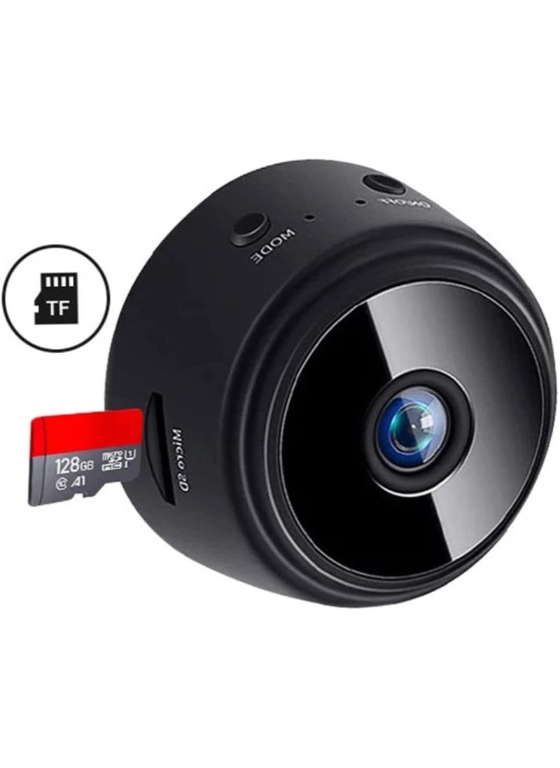 Festive Gallery - A9 Mini Camera Wireless WiFi Network Monitor Security Camera HD 1080P Night Vision for Car Home Office Black, one size - Image 1