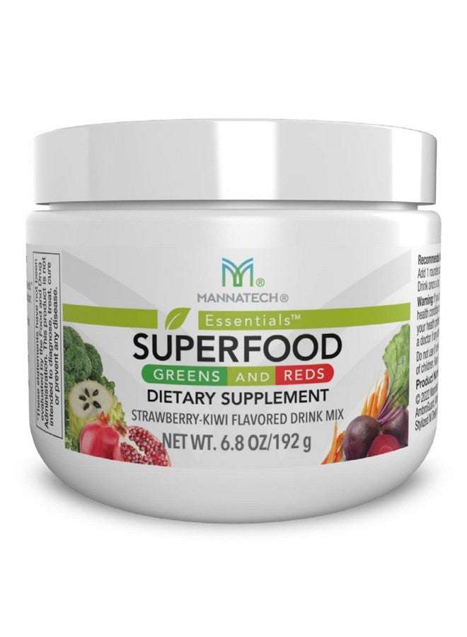 Mannatech Superfood Greens And Reds 192G (Strawberrykiwi) Phytonutrients From Beet Root Powder Spirulina Powder - Image 2