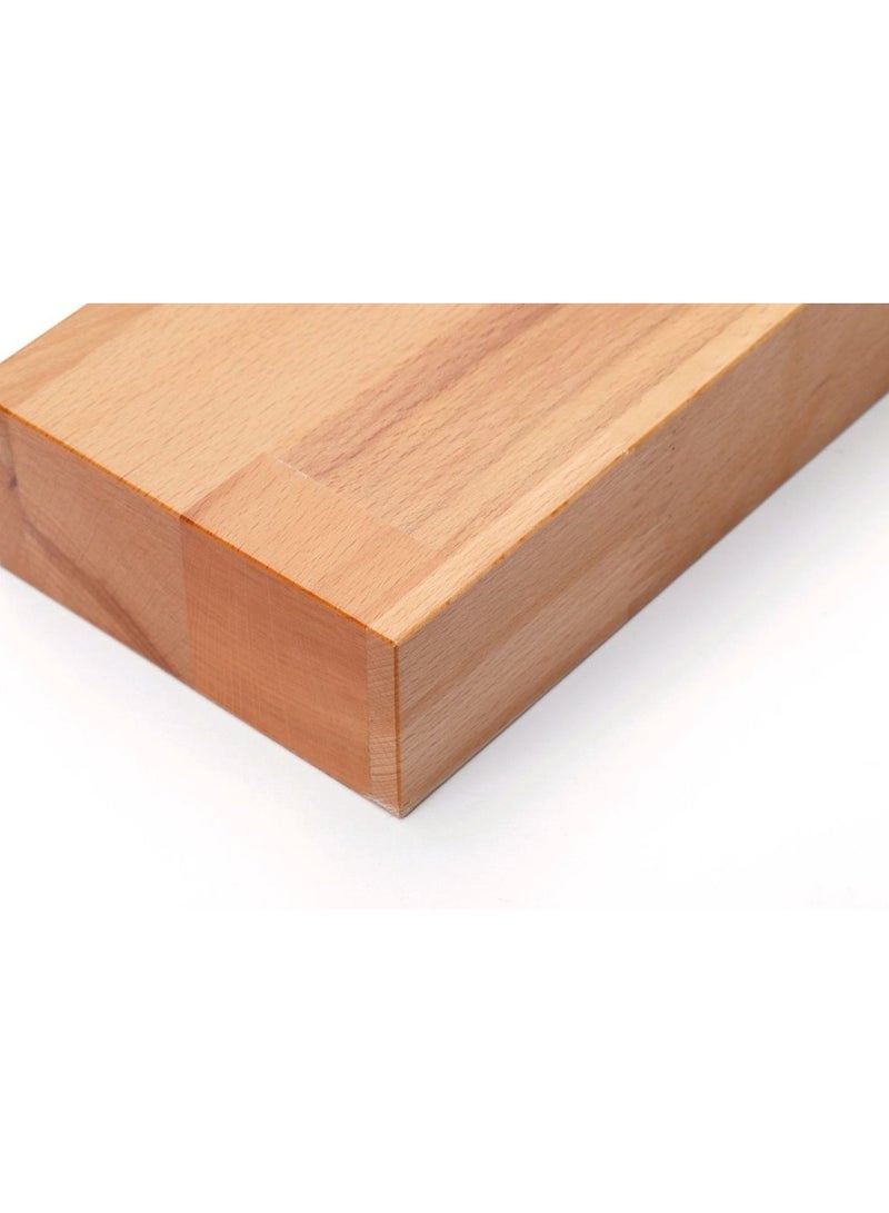 Bott cubio bench worktop beech natural wood WxDxH: 1500x750x40mm brown - - Image 2