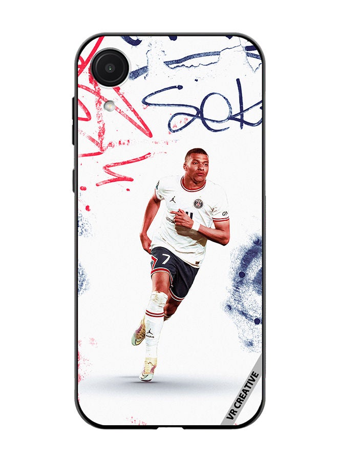 VR CREATIVE Protective Case Cover For Samsung Galaxy A03 Core Mbappe Design Multicolour - Image 1