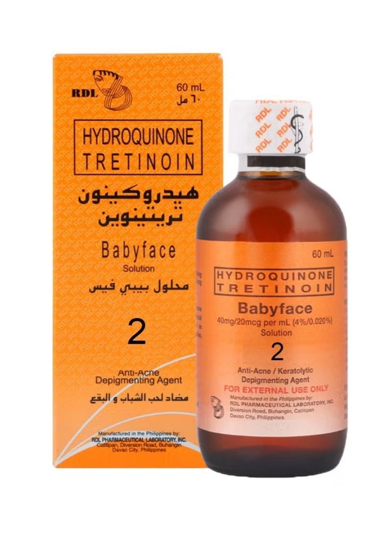 بيبي فيس محلول بيبي فيس رقم 2 - 60مل