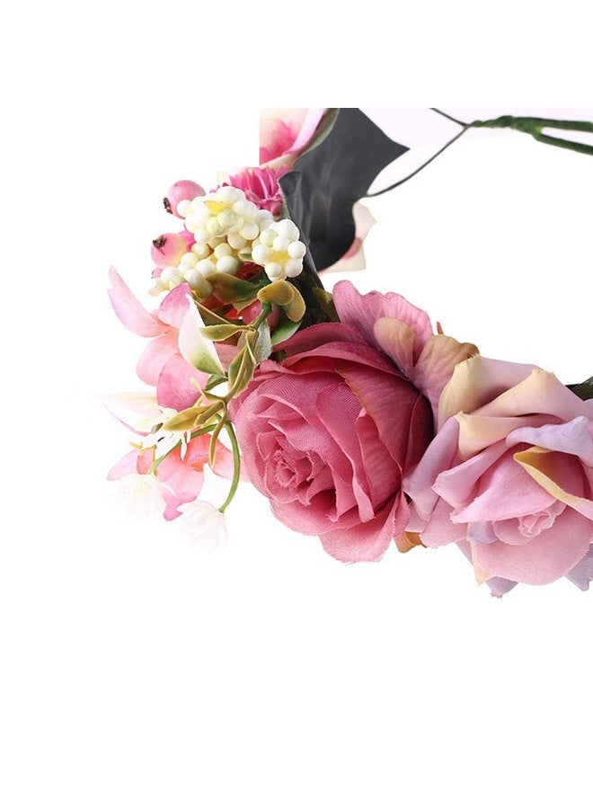 Ulfanit Girls Baby Shower Decoration - Adjustable Flower Crown Tiara and Growing A Princess Sash, Daddy Pin, Pink Party Gift Favors for Expectant Mom Dad Parents - Image 5