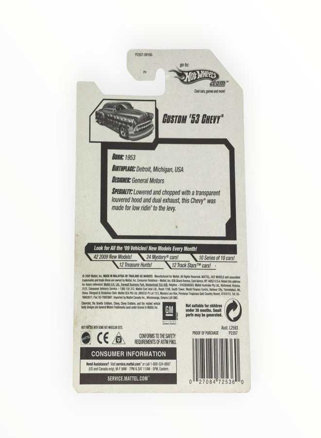 Hot Wheels 2009 Treasure Hunt Custom '53 Chevy 1:64 Scale - Image 3