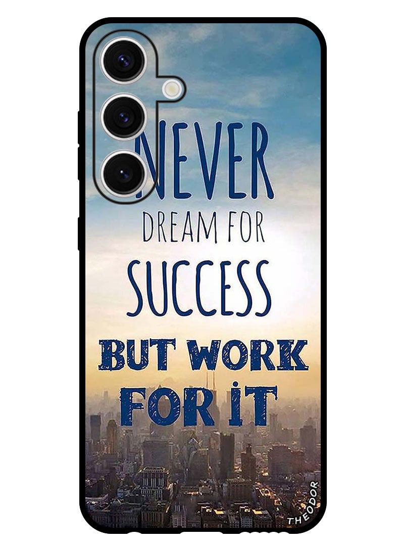 Theodor Protective Case Anti Scratch Shock Proof Bumper Cover For Samsung Galaxy S24 Never Dreams For Success - Image 1