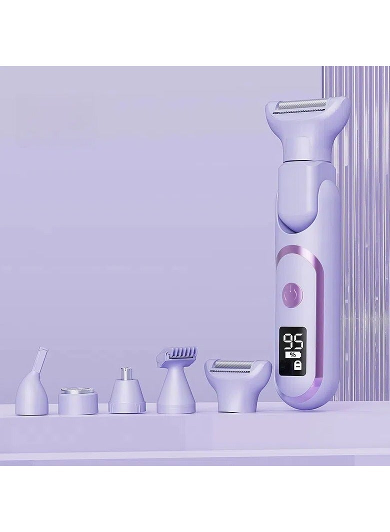 general The electric shaver is multi-functional 5-in-1 rechargeable hair removal device for women and it is efficient and convenient - Image 1