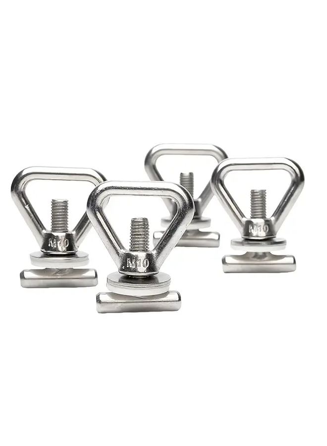 4pcs RV Sunshade Track Stopper Hook Quick Release Guide Rail Cargo Fixation - Image 3