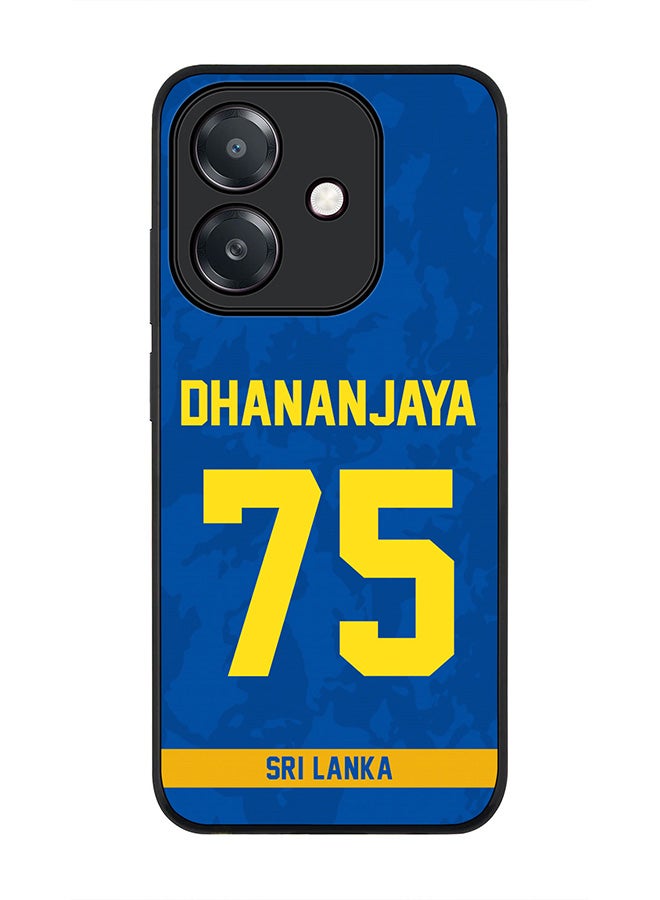 Stylizedd For Oppo A60 5G / A3 5G / A3x 5G Case,Slim fit Camera Protection, Shockproof Thin Phone cover - Sri lanka Dhananjaya de Silva Jersey No 75 - Image 1