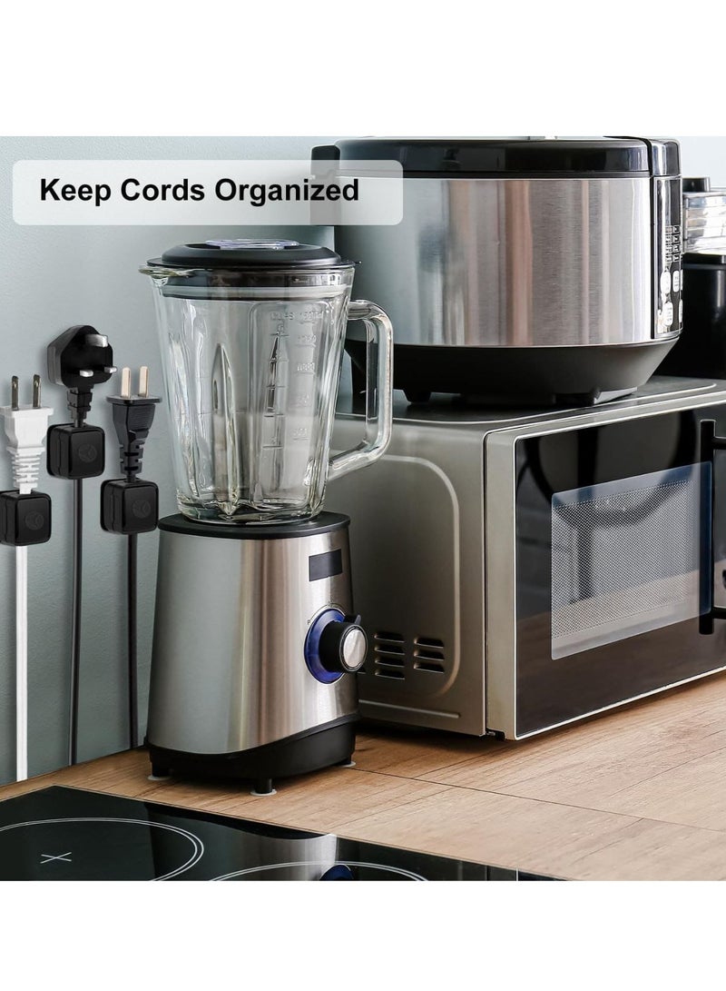 منظم الأسلاك العملي الذي يساعدك على الحفاظ على مساحة عملك أو منزلك أكثر ترتيبًا وأناقة، ويمنع تشابك الكابلات أو تلفها 6 قطع - Image 2