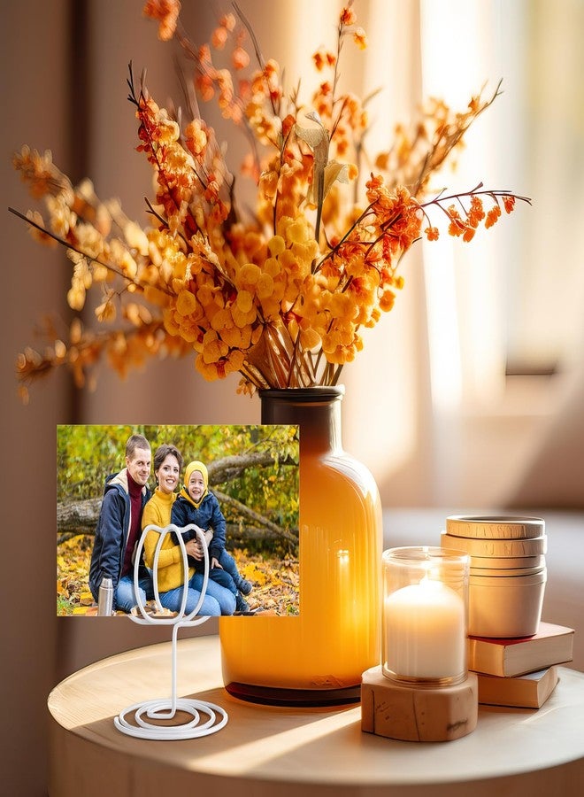 Rtteri 30 Pcs White Pumpkin Picture Holders 2 Inch Thanksgiving Fall Photo Card Table Number Holders Card Display Stands Pumpkin Centerpieces for Table Decor Thanksgiving Harvest Party Supplies - Image 5