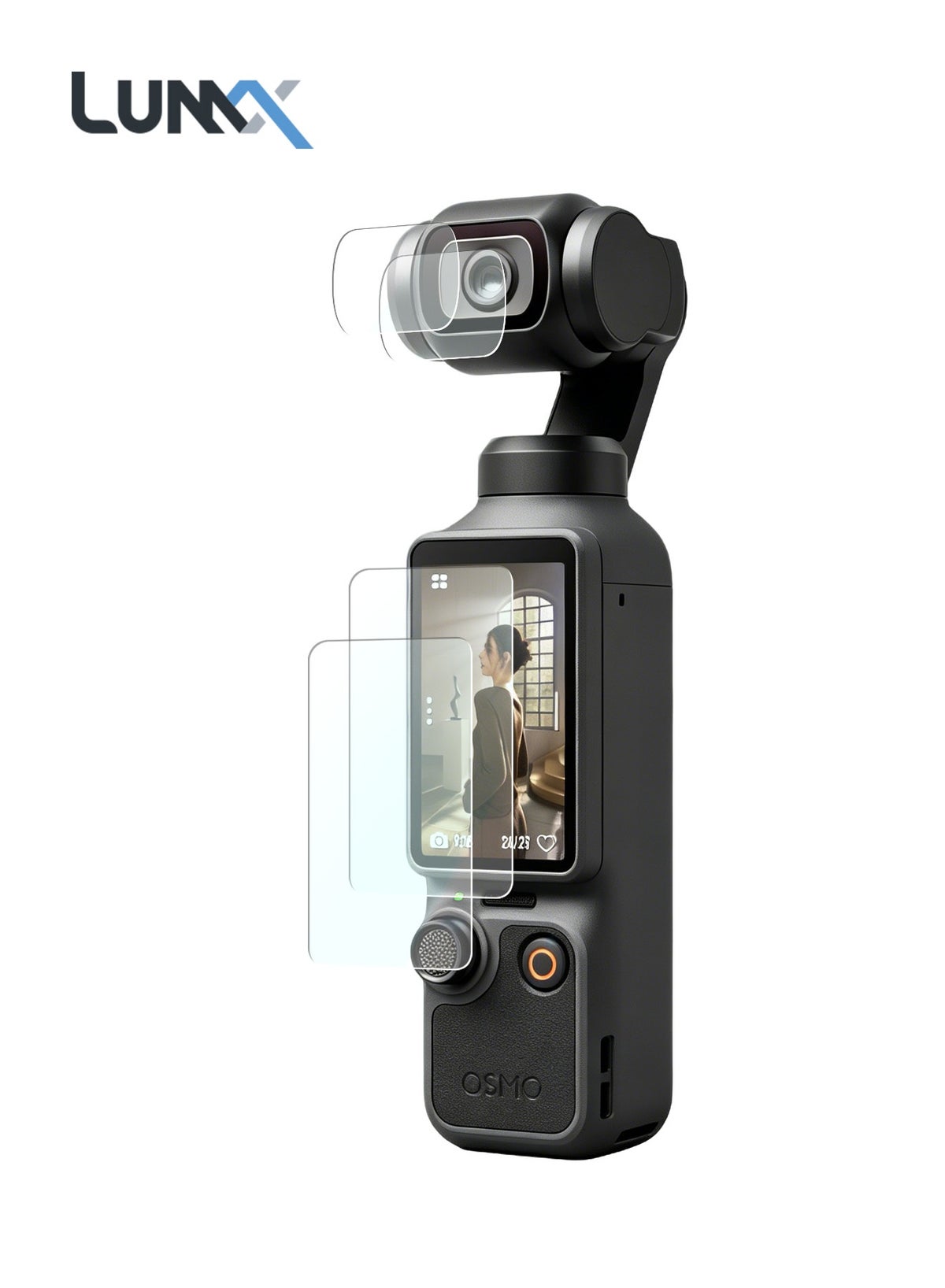 لوموكس Lumox Tempered Glass Screen Protector For Dji Osmo Pocket 3 Pocket 4