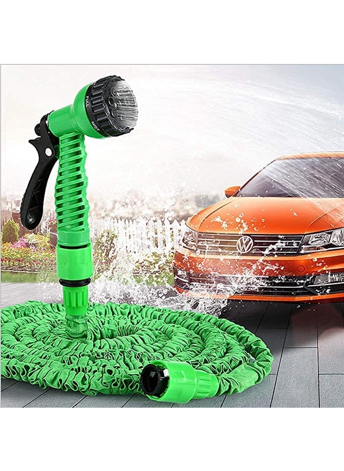 KN ENTERPRISE KN Mall 2 in 1 Combo Car Washer with 50 FT Hose Pipe Gun Microfiber Car Washing Sponge Multi Color  - Image 1